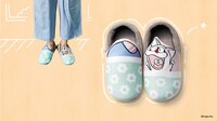 「ポコニャン お布団にごろりルームシューズ」