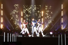 WITH。左からアサヒ役の小林竜之、ショウゴ役の山下誠一郎、コヨイ役の土田玲央。