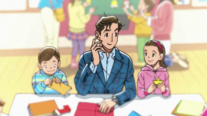 「ハートカクテル カラフル」冬編「カエル君」の場面カット。 （写真提供：NHK）