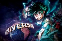 アニメ「僕のヒーローアカデミア」コラボビジュアル。(c)堀越耕平／集英社・僕のヒーローアカデミア製作委員会