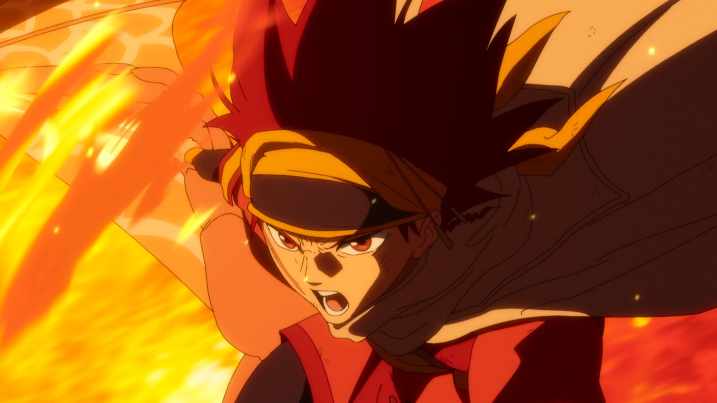 「ワンダーハッチ -空飛ぶ竜の島-」アニメパートの場面カット。