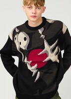 「第4使徒（ヱヴァンゲリヲン新劇場版）｜ウォッシャブルジャカードニット」