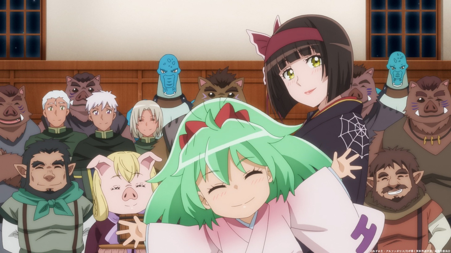 「月が導く異世界道中 第二幕」第2弾PVより。