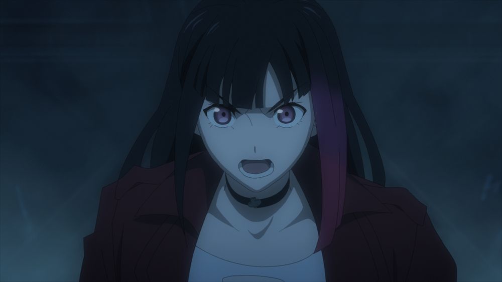 TVアニメ「メタリックルージュ」メインPVの場面カット。