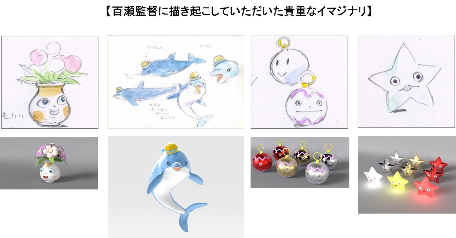百瀬義行が描き起こしたイマジナリ。