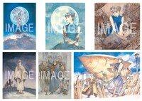 A-on STORE、プレミアムバンダイでの購入特典のA5サイズビジュアルシート6枚セット。