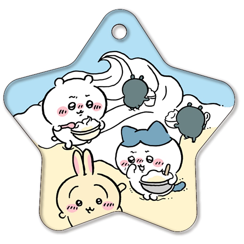 「ちいかわ アクリルキーホルダー6」より「ダブルクリーム」。