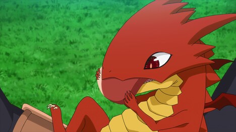 TVアニメ「とあるおっさんのVRMMO活動記」第11話の場面カット。