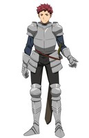 アルク（CV：小松昌平）。リングル王国の騎士。普段は門番を務めているが、剣も魔法も得意で確かな実力を持っている。