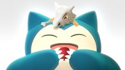 オリジナルショートアニメ「カビゴンとカラカラ」ビジュアル。