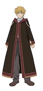 カーヴ(CV:天崎滉平)。ファルサスの宮廷魔法士の1人。24歳。探求心が強く、絶大な力を振るう魔女の存在も歓迎している。 (c)2022 古宮九時/KADOKAWA/Project Unnamed Memory