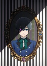 アニメ「黒執事 -寄宿学校編-」“ウェルカムビジュアル”のシエル・ファントムハイヴ ver.