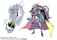 武井宏之によるブラックゼウスのキャラクター原案デザイン。