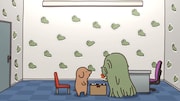 TVアニメ「貼りまわれ!こいぬ」番宣PVの場面カット。