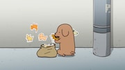 TVアニメ「貼りまわれ!こいぬ」番宣PVの場面カット。