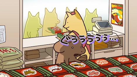 TVアニメ「貼りまわれ!こいぬ」番宣PVの場面カット。
