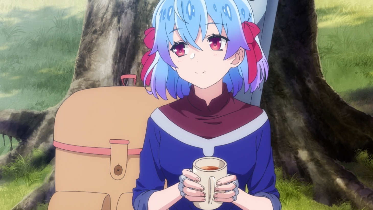 TVアニメ「真の仲間じゃないと勇者のパーティーを追い出されたので、辺境でスローライフすることにしました 2nd」PV第2弾より。