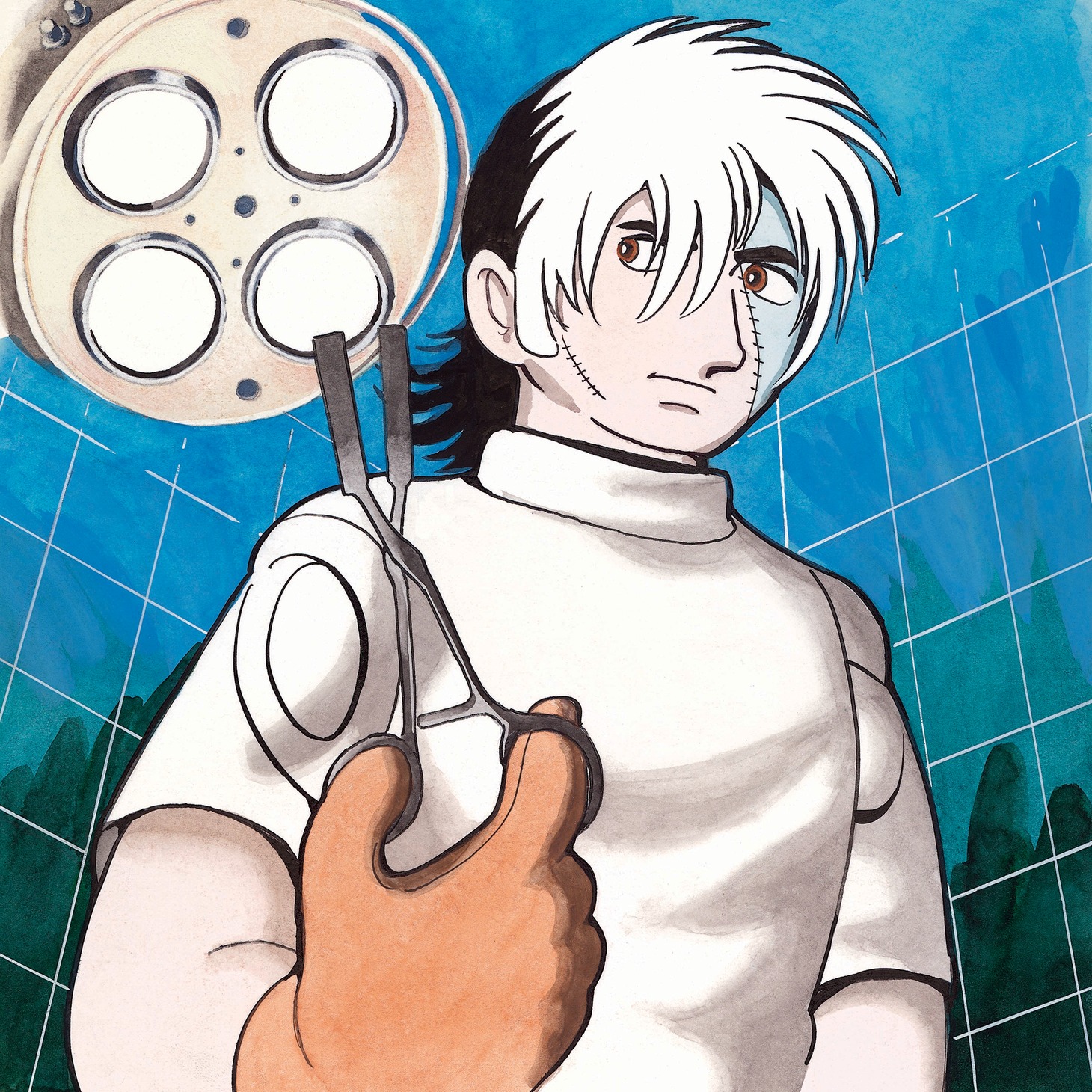 「ブラック・ジャック」イラスト。(c)Tezuka Productions