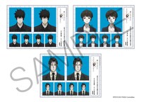 「オリジナル証明写真風シール」全3種。