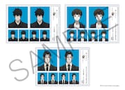 「オリジナル証明写真風シール」全3種。