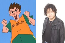 左から熱繰椎造、檜山修之。