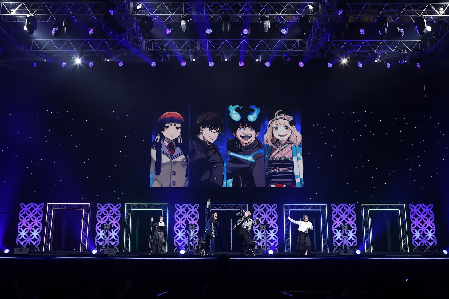 「ジャンプフェスタ2024」にて開催された「青の祓魔師」ステージの様子。