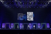 「ジャンプフェスタ2024」にて開催された「青の祓魔師」ステージの様子。加藤和恵から「島根啓明結社篇」の見どころが紹介された。