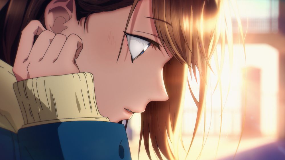 TVアニメ「アオのハコ」ティザーPVの場面カット。 (c)三浦糀／集英社・「アオのハコ」製作委員会