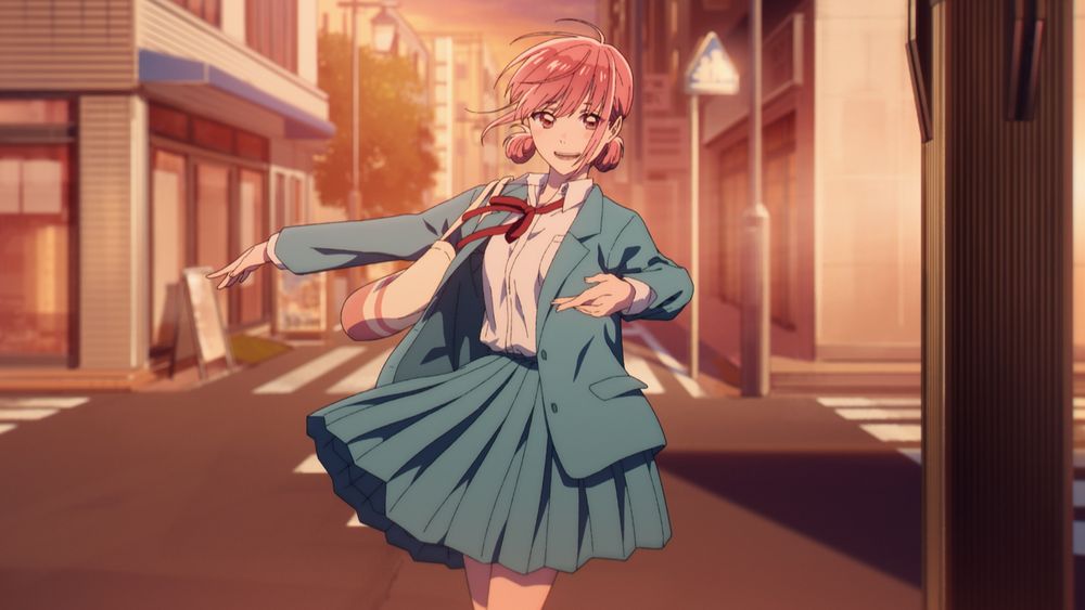TVアニメ「アオのハコ」ティザーPVの場面カット。 (c)三浦糀／集英社・「アオのハコ」製作委員会