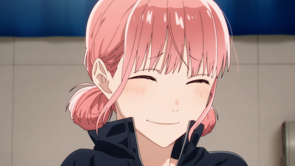 TVアニメ「アオのハコ」ティザーPVの場面カット。 (c)三浦糀／集英社・「アオのハコ」製作委員会