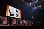 「ジャンプフェスタ2024」で行われた「ハイキュー!!」ステージの様子。古舘春一描き下ろしによるメッセージが公開された。(c) SHUEISHA Inc. All rights reserved.