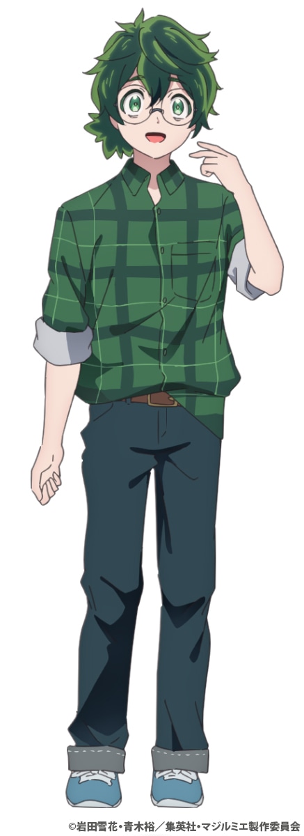 二子山和央（CV：山下大輝）。株式会社マジルミエの魔法エンジニア。極度の人見知りながら、生粋の魔法少女マニアで、魔法少女がらみの業務では驚異的な集中力を発揮する。変身道具の制作から怪異退治の遠隔サポートまでこなす、マジルミエに欠かせない裏方。