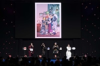 「ジャンプフェスタ2024」で開催された「夜桜さんちの大作戦」ステージの様子。(c)SHUEISHA Inc. All rights reserved.