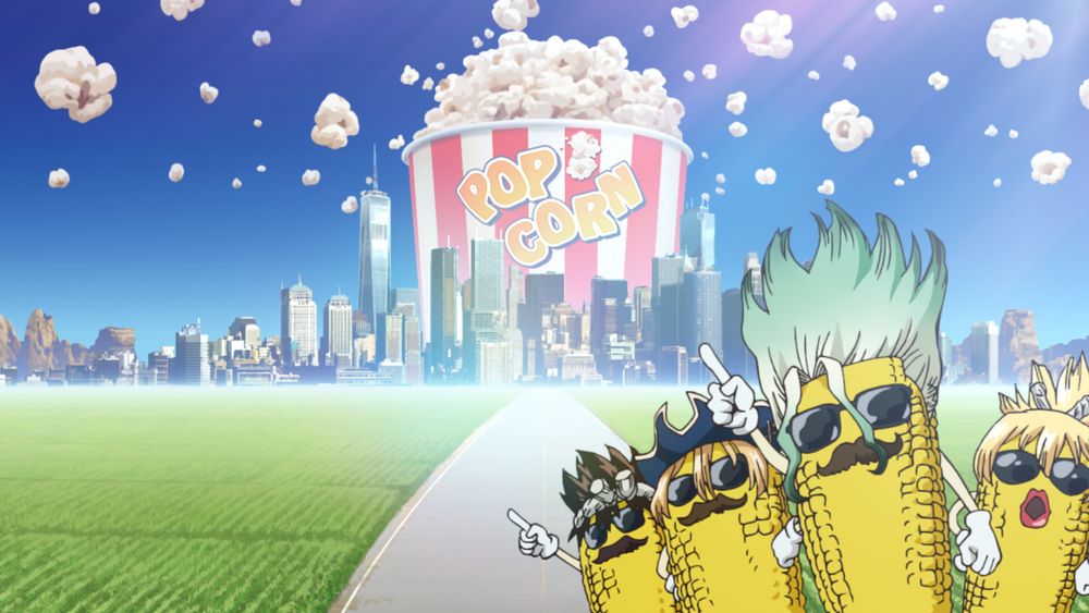 最終話「BEYOND THE NEW WORLD」の場面カット。