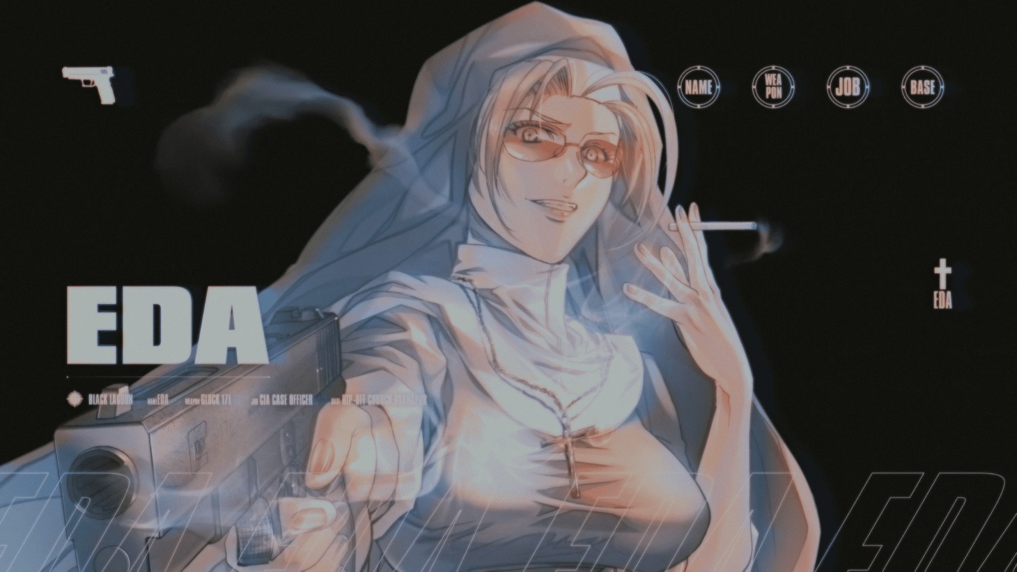 「BLACK LAGOON エダ イニシャルステージ」PVのサムネイル。