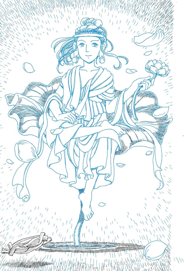 「空色心経」イラスト