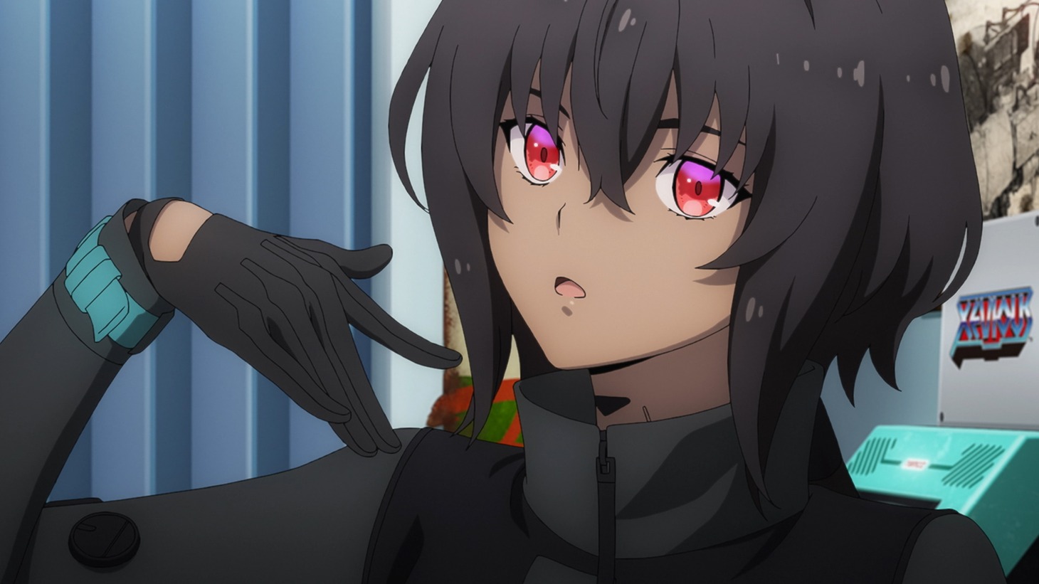 アニメ「SYNDUALITY Noir」第2クール本PVより場面カット。