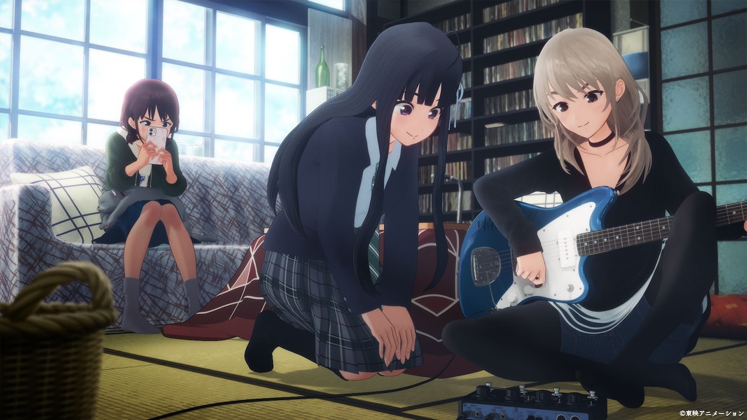 アニメ「ガールズバンドクライ」ティザーPVより。