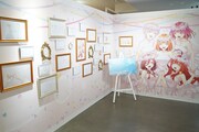 「『五等分の花嫁』アニメ原画展 Engagement」の様子。
