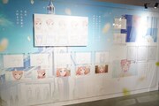 「『五等分の花嫁』アニメ原画展 Engagement」の様子。