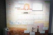 「『五等分の花嫁』アニメ原画展 Engagement」の様子。