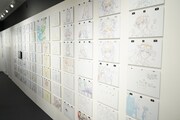 「『五等分の花嫁』アニメ原画展 Engagement」の様子。
