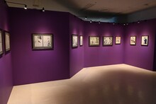 「草凪みずほ画業20周年記念 暁のヨナ大原画展」より、「斉国編」コーナーの展示の様子。