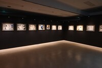 「草凪みずほ画業20周年記念 暁のヨナ大原画展」より、「千州編」コーナーの展示の様子。