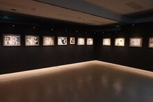 「草凪みずほ画業20周年記念 暁のヨナ大原画展」より、「千州編」コーナーの展示の様子。