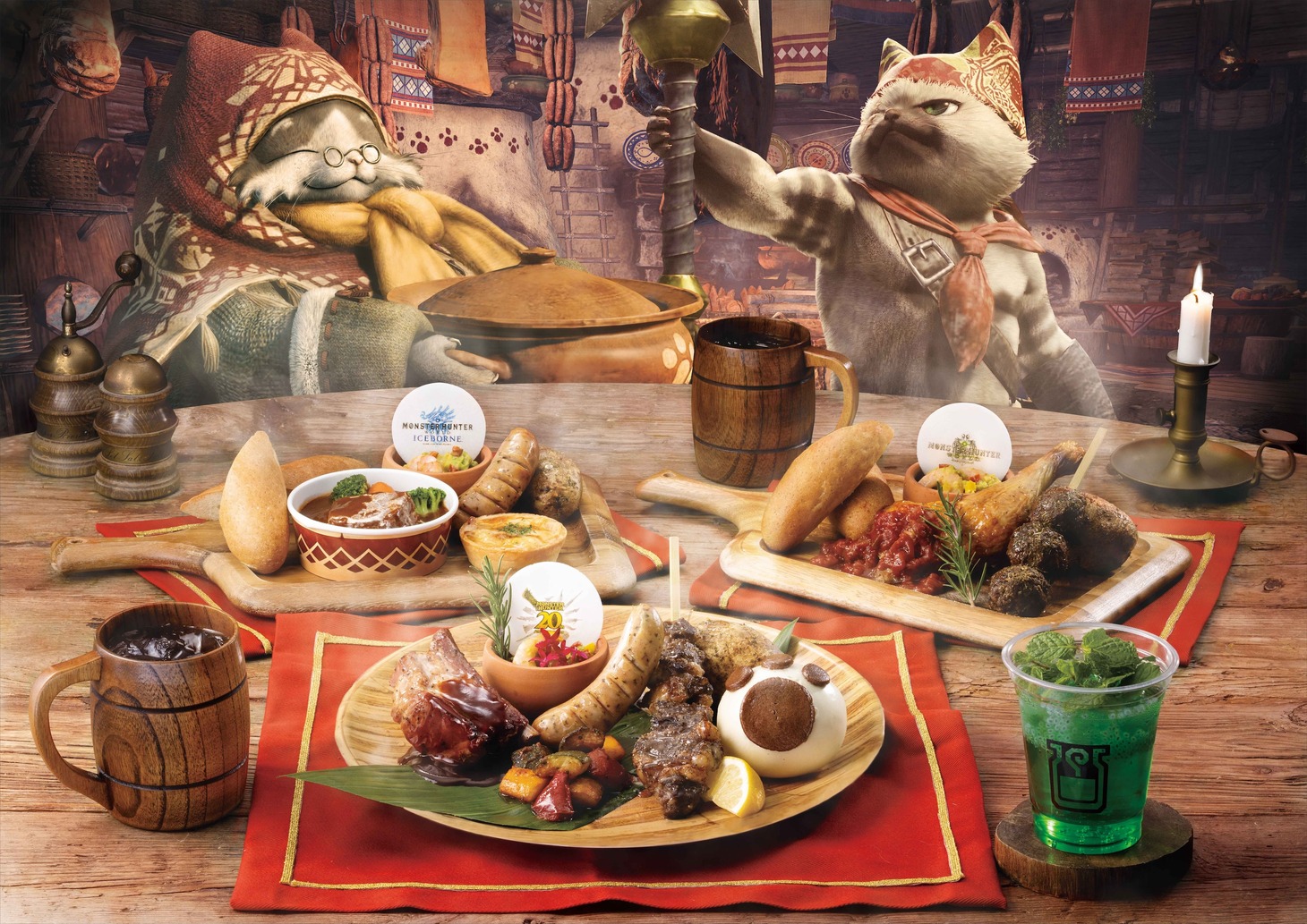 「モンスターハンター ～セリエナの食事場～」ビジュアル (c)CAPCOM CO., LTD. ALL RIGHTS RESERVED.