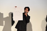 中村倫也が「アーニャの好きなところ」というテーマで描いたイラスト。