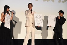 江口拓也が「アーニャの好きなところ」というテーマで描いたイラスト。