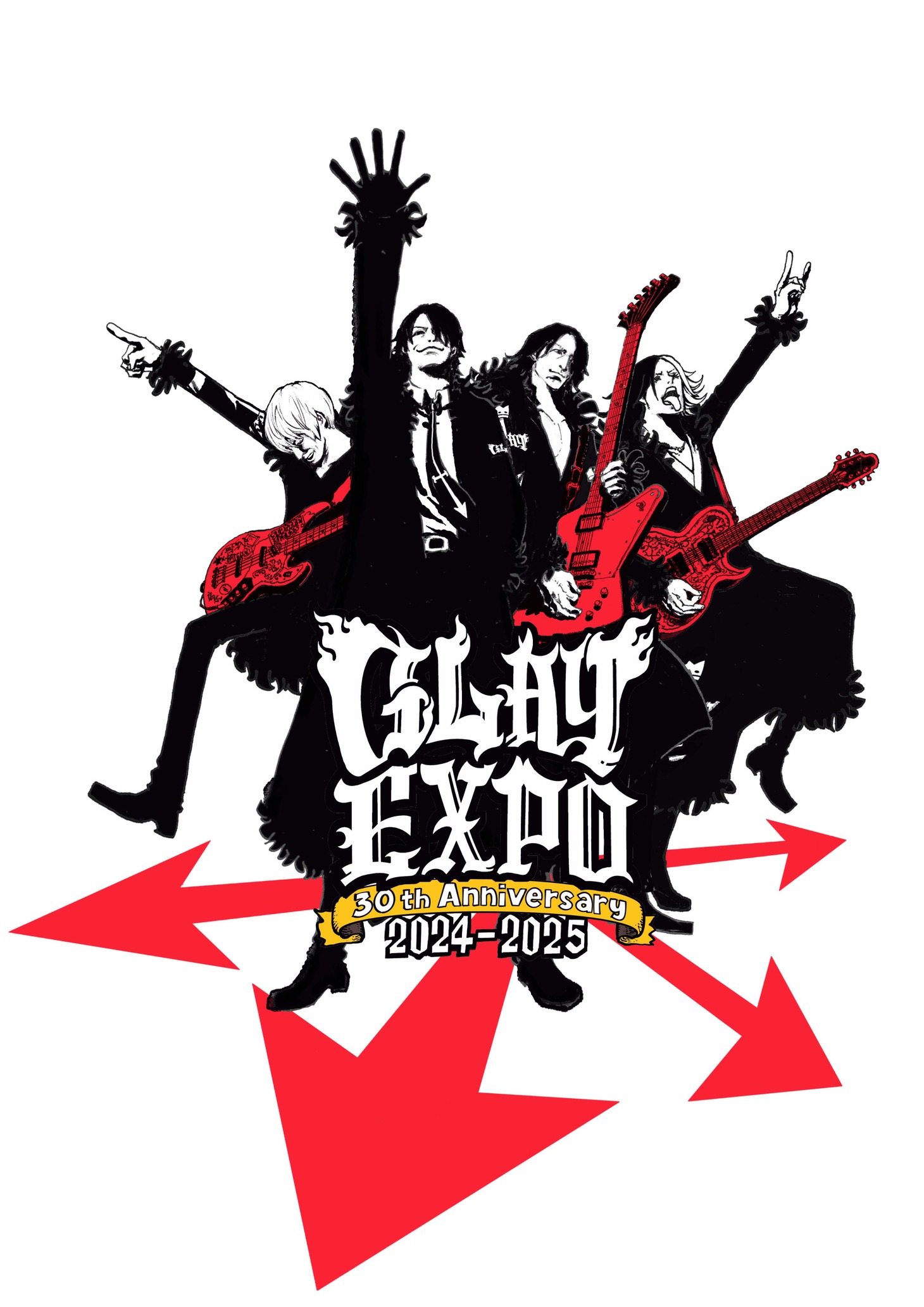 尾田栄一郎が手がけた「GLAY EXPO 2024-2025」のキービジュアル。 (c)尾田栄一郎