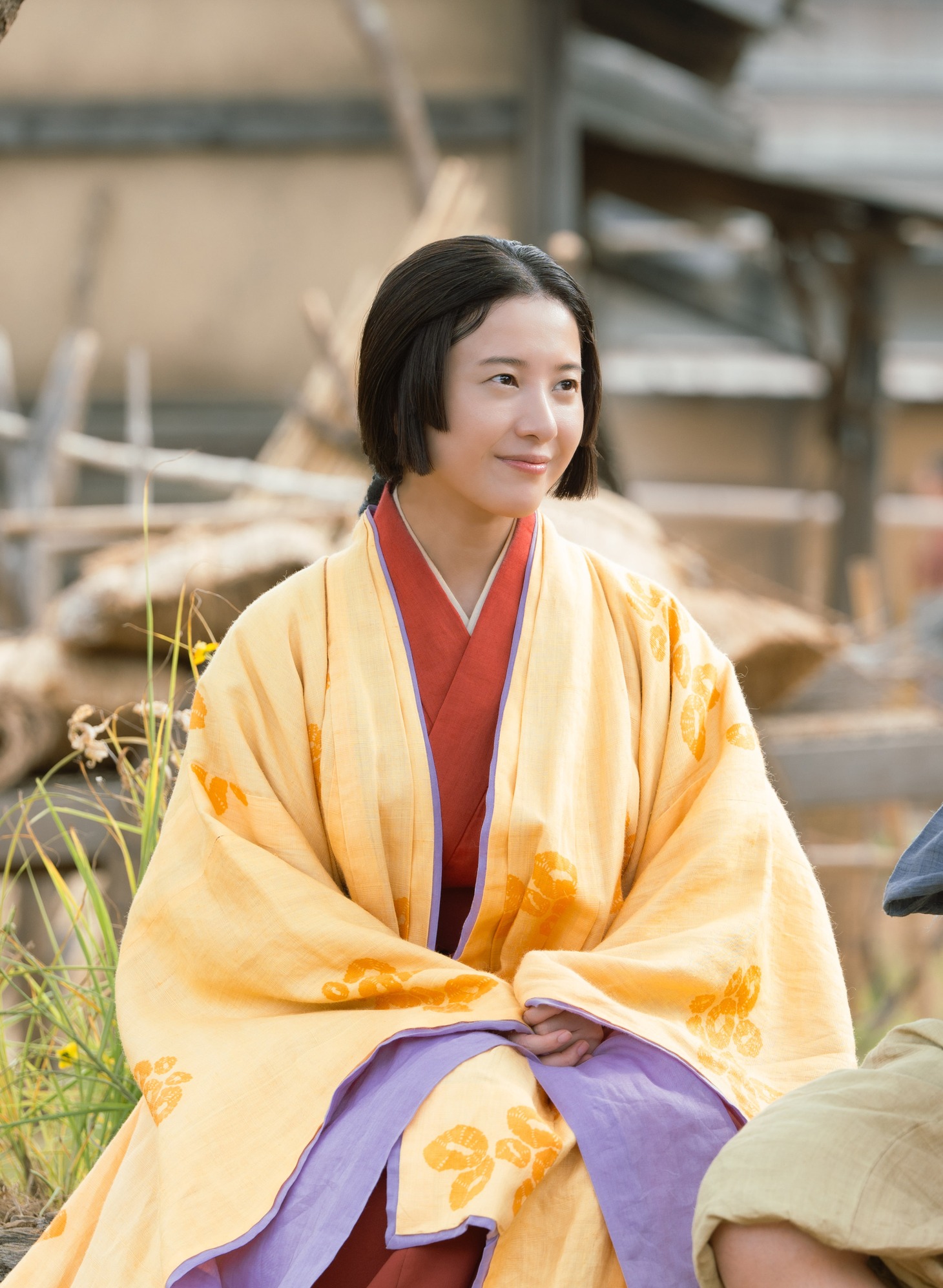 吉高由里子扮する紫式部（まひろ）。